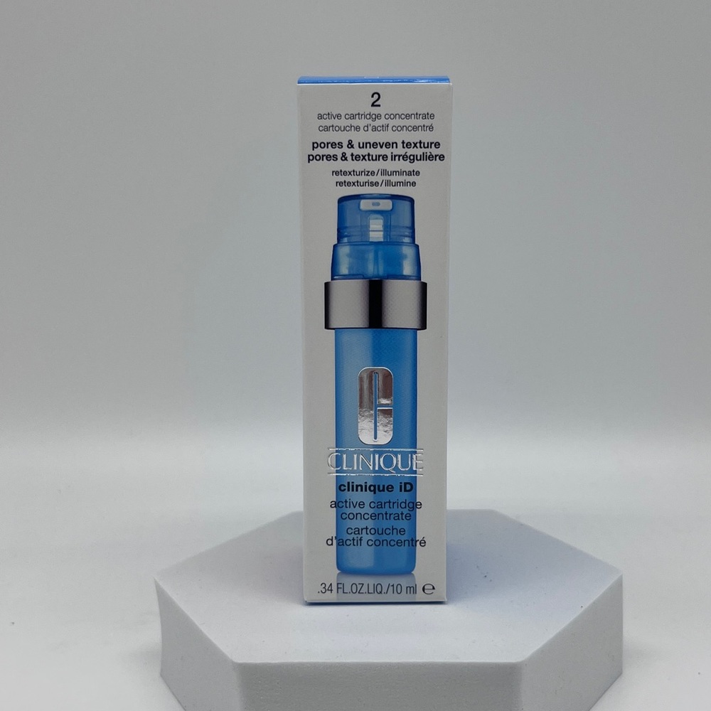 Clinique ID Active Cartridge Concentrate #2 Uneven Skin Texture .34 oz /10ml NIB